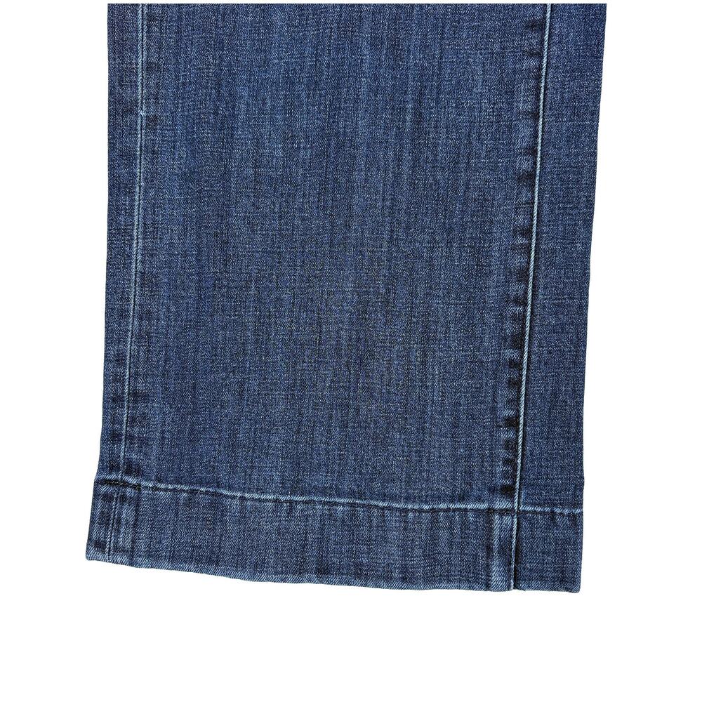 Talbots Wide Leg Sailor Jeans Women 10 Fleet Wash Blue High Rise Stretch Comfort - Picture 9 of 10